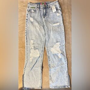 Empyre Blue Flare Wide Leg Jeans